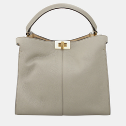 Fendi X-Lite Peekaboo Medium Grey Leather Bag 1171956