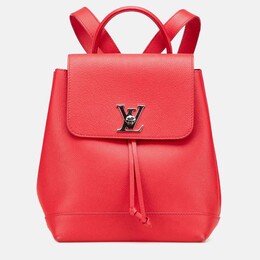 Louis Vuitton Red Taurillon Lockme Backpack 1175342