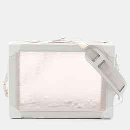 Louis Vuitton Soft Trunk Epi Plage White Clear Shoulder Bag 1177046