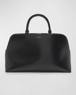 Сумка Sac De Jour Doctor с верхней ручкой из гладкой кожи Saint Laurent, цвет Noir prod266080228 | noir