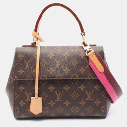 Louis Vuitton Cluny BB Brown Rose Monogram Canvas Shoulder Bag 1181499