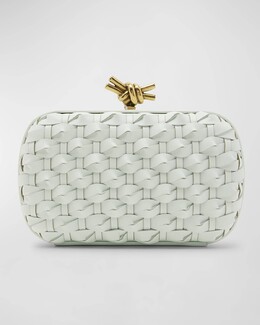Сумка с узлом Bottega Veneta, цвет Glacier-Muse Brass prod262970320 | glacier-muse brass