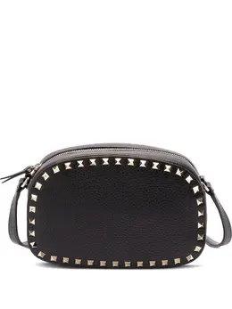 Мини-сумка Rockstud из кожи через плечо Valentino Garavani, черный 31627792 | черный