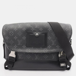 Louis Vuitton Messenger Voyage PM Black Monogram Eclipse Canvas Crossbody Bag 1185546