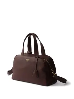 Большая сумка-тоут с верхними ручками Prada, коричневый 31351053 | коричневый