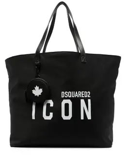 Сумка-тоут с логотипом Dsquared2, черный 18926141 | черный