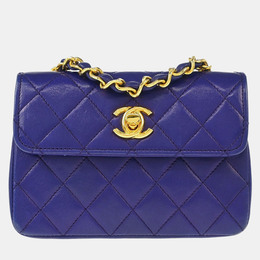 Chanel: Фиолетовая сумка 