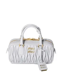 Miu Miu Arcadie matelassé leather tote bag 31082392
