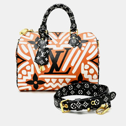 Louis Vuitton: Белая сумка  Speedy