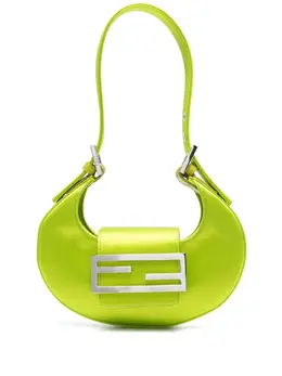Сумка-тоут Cookie размера мини Fendi, зеленый 19594888 | зеленый