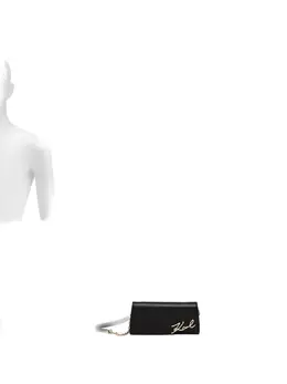 Кожаная мини-сумка Karl Lagerfeld, черный 28357642 | черный