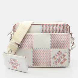 Louis Vuitton Trio Multicolor Damier Giant Leather Messenger Bag 1196688