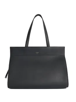Khaite Double Handle Shoulder Bag - Model 31588752 Black with Logo Stamp