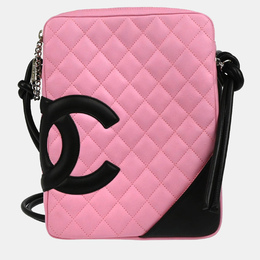 Chanel: Розовая сумка через плечо 