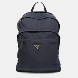 Prada Re-Nylon Navy Nylon Leather Backpack 1203090