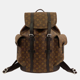 Louis Vuitton Monogram Macassar Christopher Backpack MM 1202749