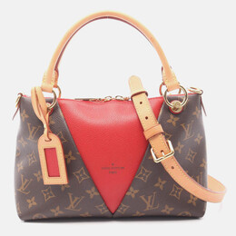 Louis Vuitton: Красная сумка-шоппер 