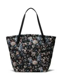 Сумка-шоппер с цветочным принтом Herschel Supply Co., черный 30768930 | черный
