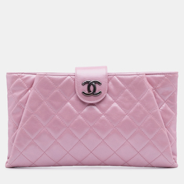 Chanel: Розовый клатч 