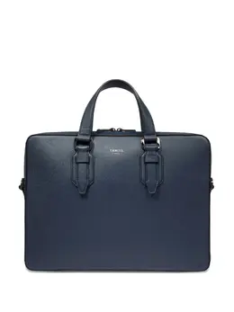 Кожаная сумка-портфель с застежкой-пряжкой Lancel, синий 31522765 | синий