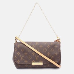 Louis Vuitton: Коричневая сумка 