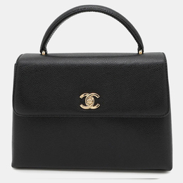 Chanel: Чёрная сумка на руку 