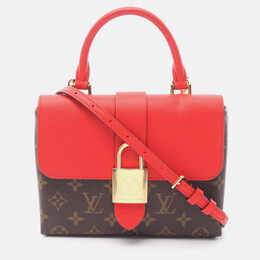 Louis Vuitton Locky BB Red / Brown Monogram Canvas and Leather Shoulder Bag 1210619