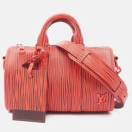 Louis Vuitton: Красная сумка  Keepall