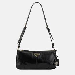 Prada Re-Edition 2002 Black Nylon Shoulder Bag 1211536