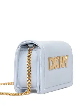 Мини-сумка с цепочным ремешком и логотипом DKNY, синий 30739850 | синий