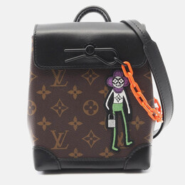 Louis Vuitton Steamer XS LV Friend Brown/Black Monogram Shoulder Bag 1212371