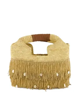 Соломенная сумка с бахромой Sensi Studio, нейтральный 30196457 | нейтральные цвета