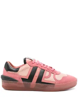 Lanvin: Розовые кроссовки  Clay