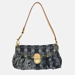 Louis Vuitton: Голубая сумка  Pleaty