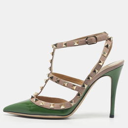Valentino: Бежевые туфли  Rockstud