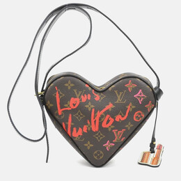 Louis Vuitton Monogram Sac Coeur Falling In Love Shoulder Bag Canvas Brown 1213786