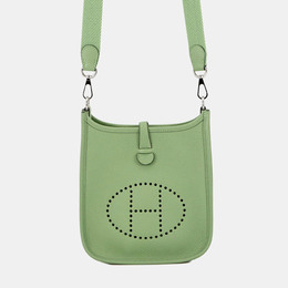 Hermes Evelyne TPM Vert Cricket Taurillon Clemence Bag 1215796