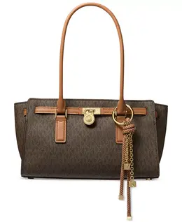 Сумка-тоут Hamilton Medium East West Michael Kors, коричневый/бежевый 23098970 | brown/acorn