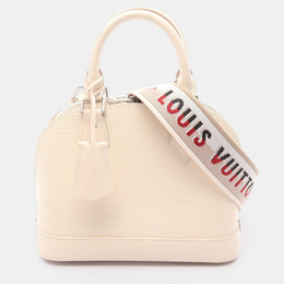 Louis Vuitton: Бежевая сумка  Alma BB