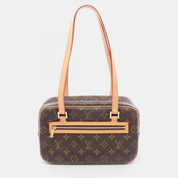 Louis Vuitton Cite MM Brown Monogram Canvas Leather Shoulder Bag 1196711