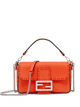Fendi textured leather crossbody bag 30199687