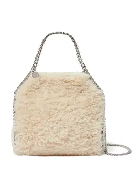Сумка-тоут Falabella Teddy размера мини Stella McCartney, нейтральный 25163624 | нейтральные цвета