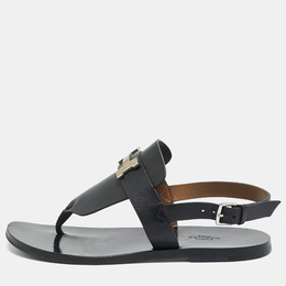 Hermes: Чёрные сандалии 