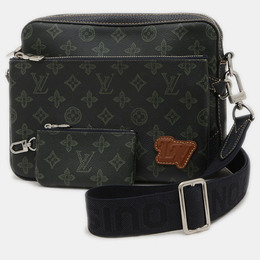 Louis Vuitton Trio Messenger Black Canvas Shoulder Bag 1221128