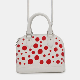 Louis Vuitton: Белая сумка  Alma BB