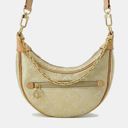 Louis Vuitton Woven Fabric Gold Shoulder Bags 1221116