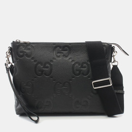 Gucci: Чёрная сумка  GG