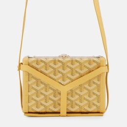 Goyard: Жёлтая сумка 
