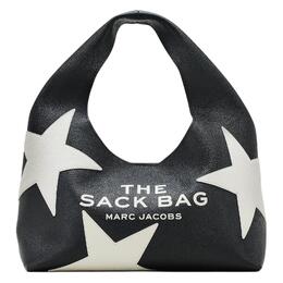 Сумка женская средняя из натуральной кожи черно-белая Marc Jacobs 2r4hsh029h02-005