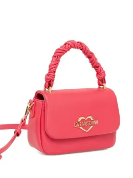 Сумка-сэтчел с перекрученной ручкой Love Moschino, розовый 30648187 | розовый